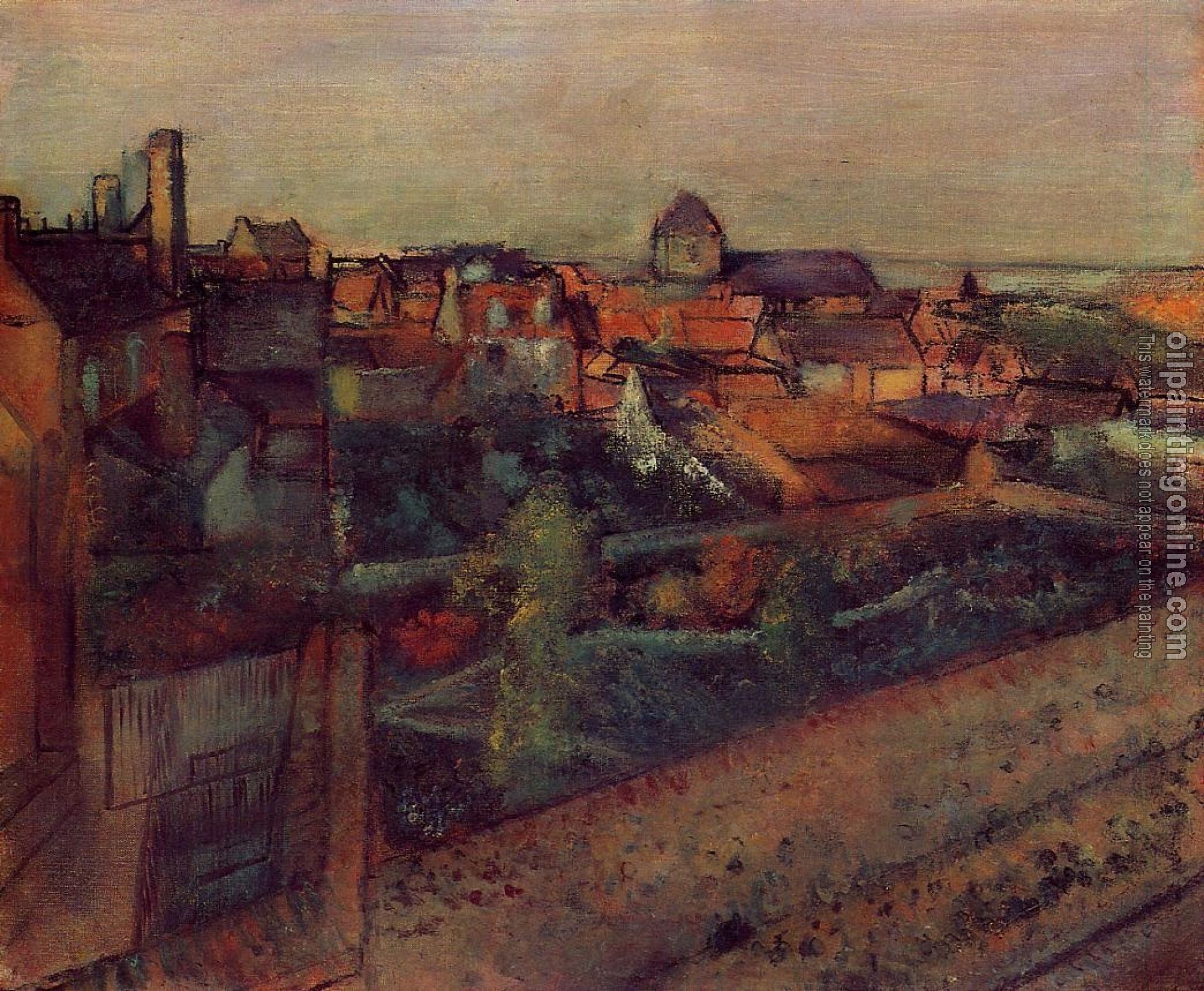 Degas, Edgar - View of Saint Valery sur Somme